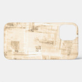 Kraspapier: oude krantenachtergrond. Case-Mate iPhone case (Achterkant (horizontaal))