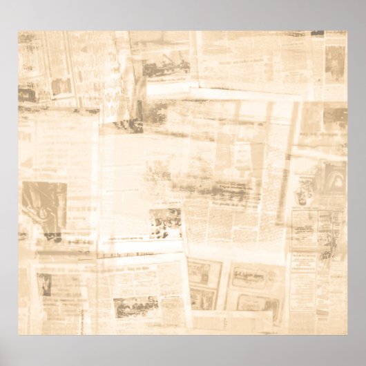 Kraspapier: oude krantenachtergrond. poster (Voorkant)