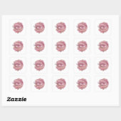 Krasse Abstracte Zilveren Sticker (Vel)