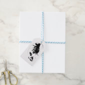 Krasse Dank, Pug Vreugde Cadeaulabel (Met Touw)