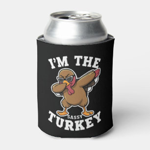 Krasse Kalkoenen Overeenkomstige Familie Thanksgiv Blikjeskoeler