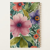Krasse Tropische Botanische Monogram Planner (Achterkant)