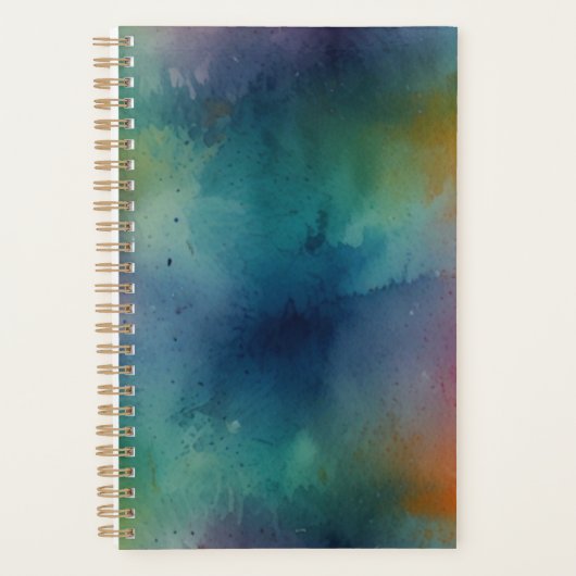 Krasse Tropische Botanische Monogram Planner (Voorkant)