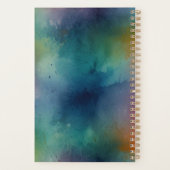 Krasse Tropische Botanische Monogram Planner (Achterkant)