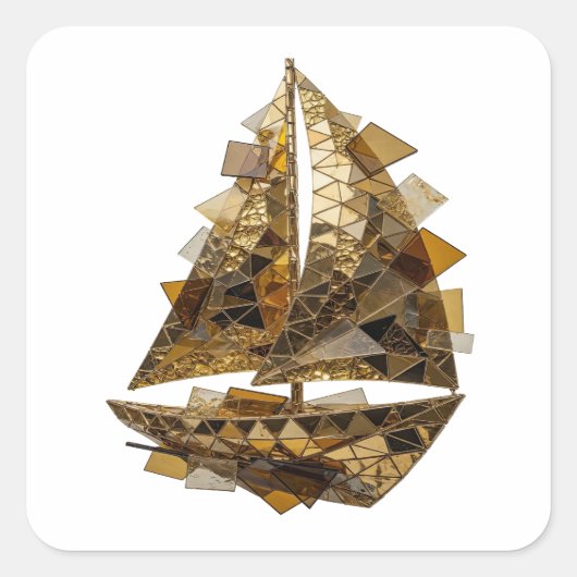 Krasse Zilveren Sticker Motief (Voorkant)