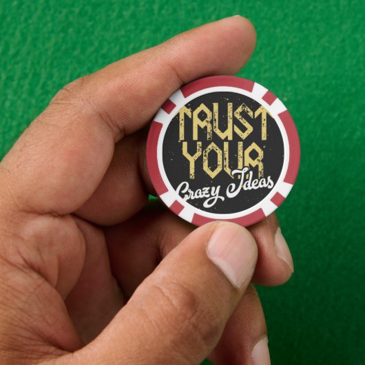 Krassende high-stakes pokerchip Vertrouw je gekke (Hand)
