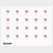 Kraszilver FLAMINGO GEOMETRISCH Sticker Motief (Vel)