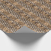 Krat en karton hout cadeaupapier (Hoek)