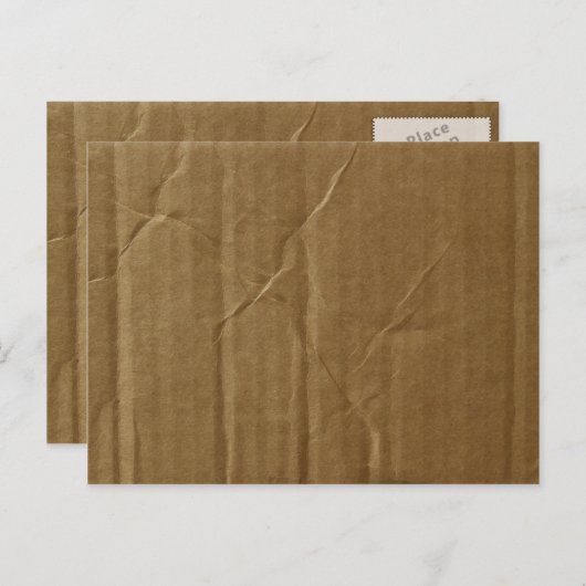 Krat, karton briefkaart (Voorkant / Achterkant)