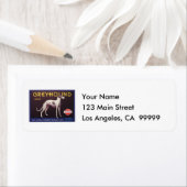 Krat van gekit etiket (Insitu)