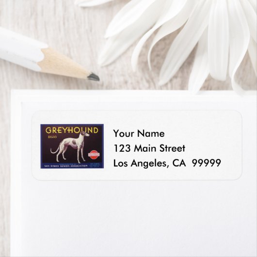 Krat van gekit etiket (Insitu)