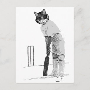 kratcricketer briefkaart
