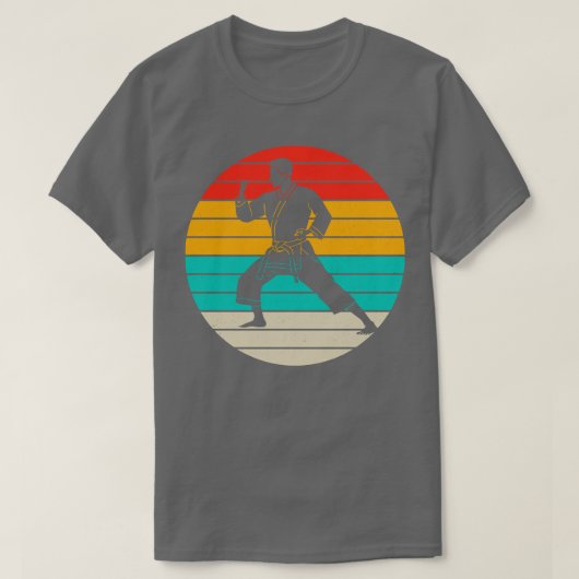 Krate Fighter Karateka Sunset MMA T-shirt (Design voorkant)