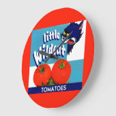 Krateletiket voor kleine Wildkattomaten Grote Klok (Hoek)