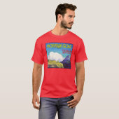 kratellabel voor gebergte-geitenappels t-shirt (Voorkant volledig)