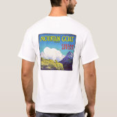  kratellabel voor gebergte-geitenappels t-shirt (Achterkant)