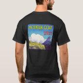 kratellabel voor gebergte-geitenappels t-shirt (Achterkant)