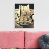 Krater, details van het handvat canvas afdruk (Insitu (Woonkamer))