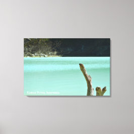 Krater Landschap Reis Fotografie Indonesië Canvas Afdruk