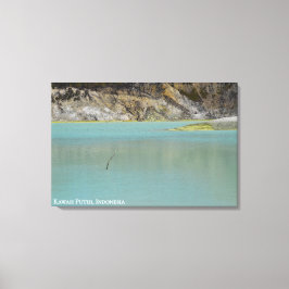 Krater Landschap Reis Fotografie Indonesië Canvas Afdruk