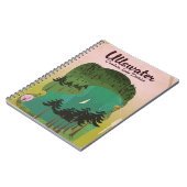 Krater meer Canada Reisposter Notitieboek (Linkerzijde)