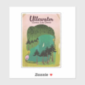 Krater meer Canada Reisposter Sticker (Vel)
