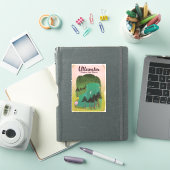 Krater meer Canada Reisposter Sticker (iPad Cover)
