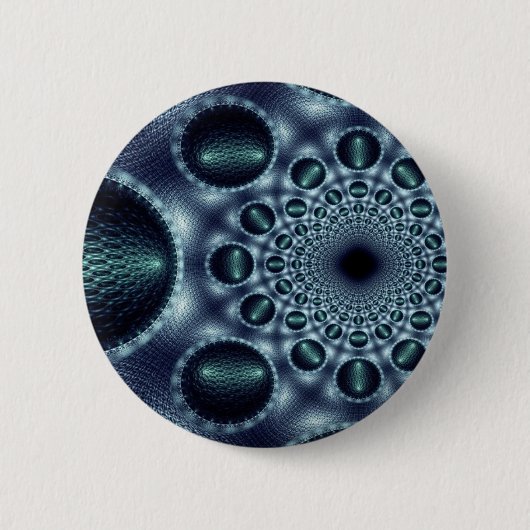 KRATER OPTISCHE ILLUSIE RONDE BUTTON 5,7 CM (Voorkant)