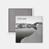 Krater Snowdrift, EXPLORE Magneet (Voorkant / Achterkant)