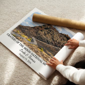 Krater van de Maan National Monument Idaho Custom Poster