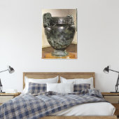 Krater van de Tomb van een prinses van Vix Canvas Afdruk (Insitu (Slaapkamer))