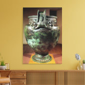 Krater van de Tomb van een prinses van Vix Canvas Afdruk (Insitu (Woonkamer))