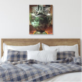 Krater van de Tomb van een prinses van Vix Canvas Afdruk (Insitu (Slaapkamer))