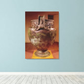 Krater van de Tomb van een prinses van Vix Canvas Afdruk (Insitu (Houten vloer))