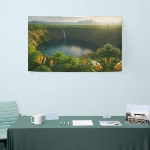 Krater van Sereniteit – Tropisch Natuurparadijs Spandoek