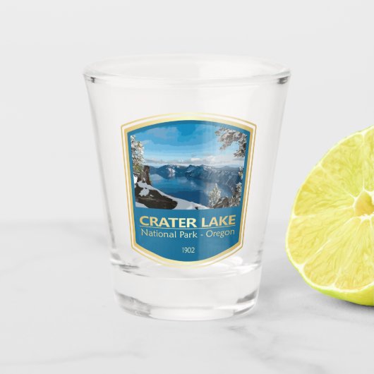Kratermeer NP (PF1) Shot Glas (Voorkant)
