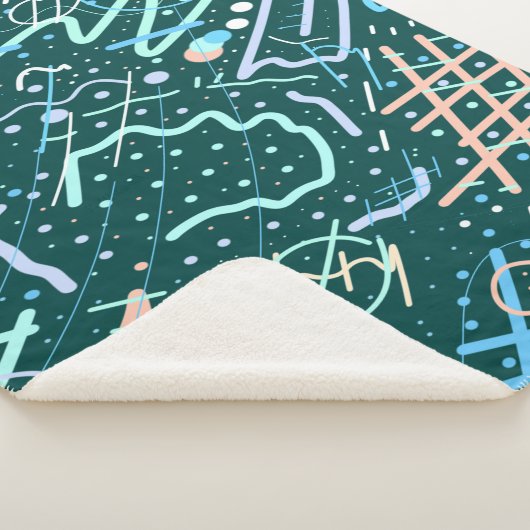 Kraters en kometen sherpa deken (3/4)