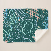 Kraters en kometen sherpa deken (Voorkant (horizontaal))