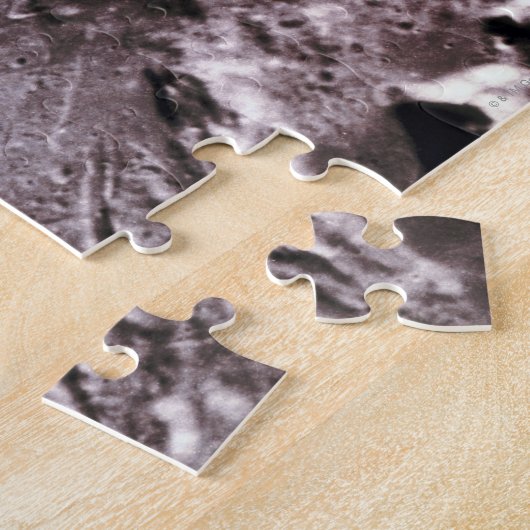 Kraters op de maan legpuzzel (Zijkant)