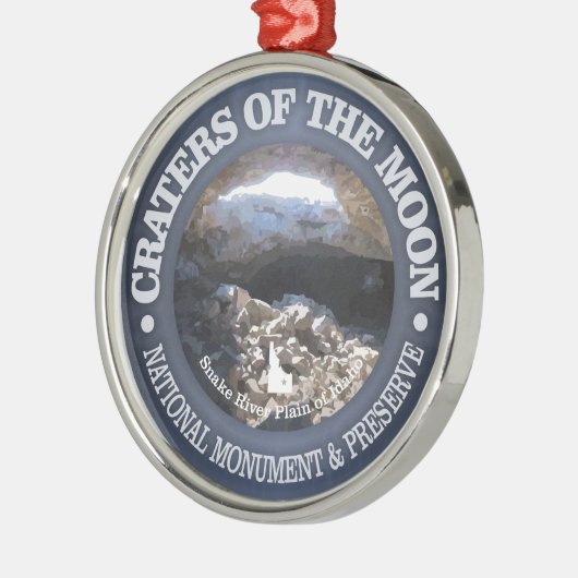 Kraters van de maan metalen ornament (Links)