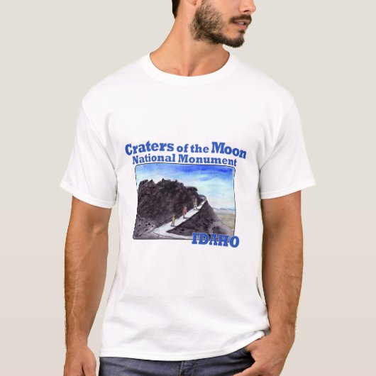 Kraters van het Nationaal Monument van Moon, Idaho T-shirt (Voorkant)