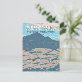 Kraters van het Nationale Monument van Moon Idaho  Briefkaart (Staand voorkant)