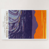 Kraters van het Nationale Monument van Moon Idaho Legpuzzel (Horizontaal)