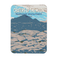 Kraters van het Nationale Monument van Moon Idaho 