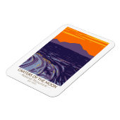 Kraters van het Nationale Monument van Moon Idaho Magneet (Linkerzijde)