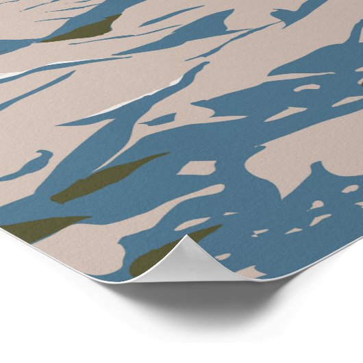 Kraters van het Nationale Monument van Moon Idaho  Poster (Hoek)