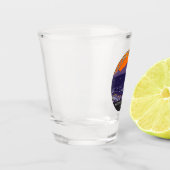 Kraters van het Nationale Monument van Moon Idaho Shot Glas (Links)