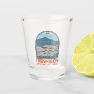 Kraters van het Nationale Monument van Moon Idaho  Shot Glas