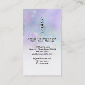 *~* Kraters van Moon Phases + Healing Hands Visitekaartje (Achterkant)