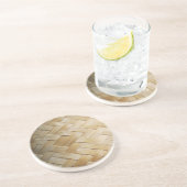 Kratip Thai Lao Isan Bamboe Rijst Mandje Zandsteen Onderzetter (Zijkant)